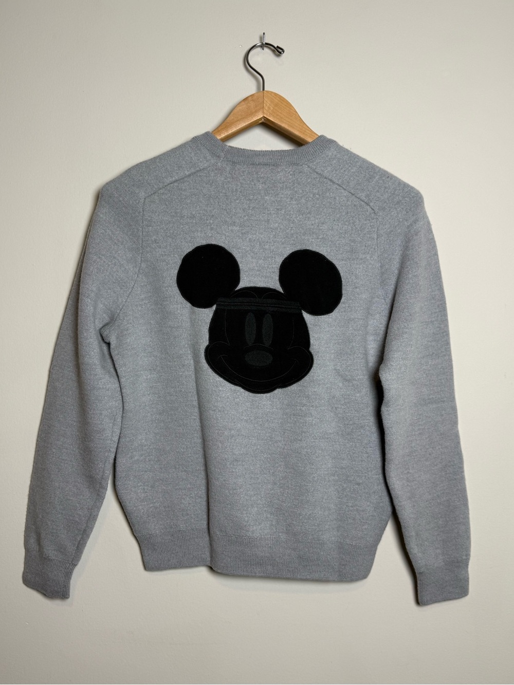 Lacoste Disney x Mickey Mouse Tennis Wool Blend Crewneck | Gray | Large - Picture 2 of 16